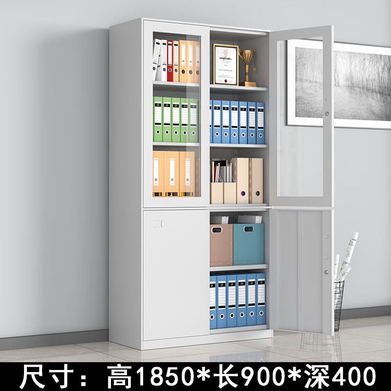 Grand classeur à instruments (gris et blanc)