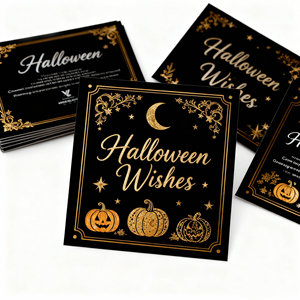 Cartes de visite personnalisées express avec estampage à chaud, design personnalisé, délai de livraison rapide, papier artistique - Product Image 2
