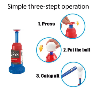 Lanzador <span class=keywords><strong>de</strong></span> Pelotas Automático Profesional Sumax, Set <span class=keywords><strong>de</strong></span> Béisbol para Niños, Entrenamiento y Entretenimiento, Caja <span class=keywords><strong>de</strong></span> Color Esencial - Product Image 5