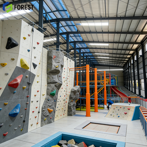 Steel Structure <b>Trampoline</b> Arena Waterproof Outdoor Playground Long Lasting Astm Certified Weather Resistant Automatic - Product Image 1