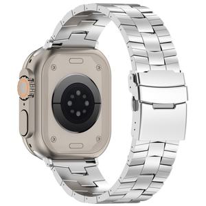 <span class=keywords><strong>Bracelet</strong></span> en <span class=keywords><strong>titane</strong></span> pour <span class=keywords><strong>Apple</strong></span> <span class=keywords><strong>Watch</strong></span> Ultra 2 49mm Boucle de sécurité Fermoir Luxe pour <span class=keywords><strong>Apple</strong></span> <span class=keywords><strong>Watch</strong></span> Band - Product Image 6
