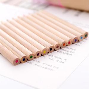 Crayons de couleur mini 3,5 pouces, lot de 6, écologiques, faciles à saisir, avec boîte en papier personnalisée, promotionnels, en bois, pour enfants - Product Image 3