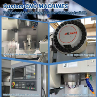 Centre d'usinage vertical CNC VMC855 3/4/5 axes de précision avec broche BT40 de Taïwan pour le traitement des pièces métalliques et des moules