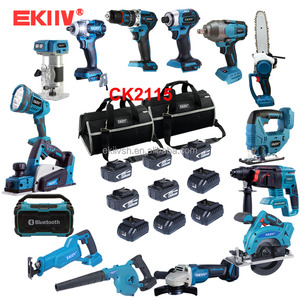 EKIIV CK-2110 Bürstenloser Akku-Werkzeugsatz mit Stoßfester Tragetasche für Ferngesteuerte Standortwartungsarbeiten CE-Zertifiziert - Product Image 5