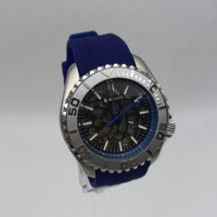 Reloj de pulsera SEILOCE de acero inoxidable con movimiento NH70, esfera hueca completa, cristal de zafiro, resistente al agua hasta 10BAR, caja transparente automática