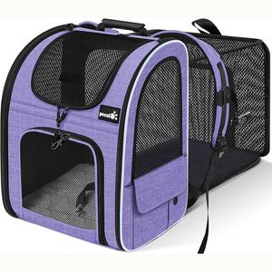Free Sample Wholesale Customizable Soft Pet <b>Carrier</b> Comfortable Crossbody <b>Dog</b> <b>Backpack</b> Handbag Pet - Product Image 3