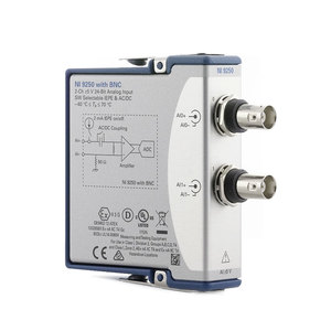 Módulo de Entrada de Sonido y Vibración Serie C NI-9250, 2 Canales, 102.4 KS/s/canal Simultáneos, 783827-01 - Disponible Ahora y en Oferta - Product Image 1