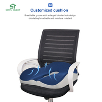 Coussin de siège ergonomique pour voiture et chaises de bureau, respirant et confortable, offre un soutien lombaire et soulage la douleur