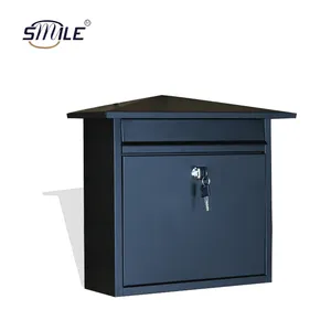 SMILE outdoor mailbox freestanding safe lockable post boxes parcel delivery mailing box for home external letter box manufacture