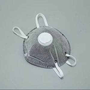 Masker CE FFP2 KN95 sekali pakai, Respirator anti debu keamanan industri dengan katup pernapasan bersertifikat EN149 - Product Image 2