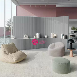 Yicheng Beauty gros papier carré et rond cloison écran bureau entrée cloison papier cloison avec des prix bon marché - Product Image 4