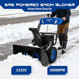 Available Stock 212CC Self Propelled Snow Thrower Electric Start 2 Stage Gas Powered Snow Blower Commercial Use Engine 2-Year - Product Image 1