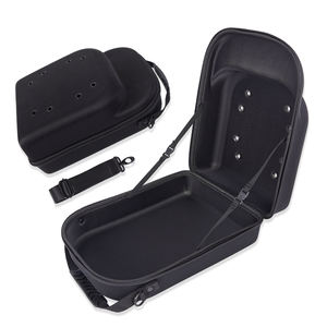 حقيبة تخزين مخصصة للسفر والتخييم من يتيان، حقيبة حمل مريحة سوداء مقاومة للماء من مادة EVA+PU، حافظة صلبة لـ 6 قبعات بيسبول - Product Image 6