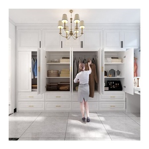 Thiết kế mới hiện đại bằng gỗ góc đi bộ trong phòng ngủ tủ quần áo tủ quần áo cho quần áo - Product Image 5