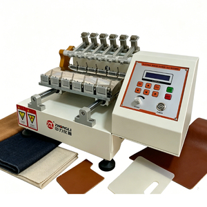 Machine d'essai de résistance à la friction et à la couleur du cuir électrique à 6 stations SATRA TM114 ISO 116406 ASTM D2054 - Product Image 1