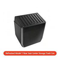 Poubelle de console centrale arrière pour Model Y Juniper Refresh 2026 |   Poubelle de rangement intérieure de haute qualité en ABS premium