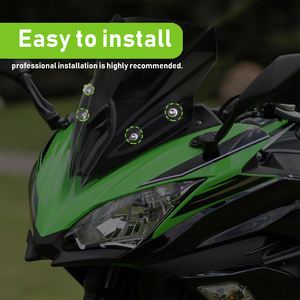 XXUN-Deflector de viento para parabrisas de motocicleta, piezas para <span class=keywords><strong>Kawasaki</strong></span> Ninja650 EX650 ER6F 2017 <span class=keywords><strong>2018</strong></span> 2019 - Product Image 4