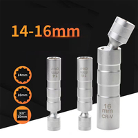 Adaptateur de douille universel magnétique flexible OEM 3/8'' pour outils de réparation automobile 14mm1 6mm
