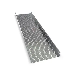 Customized 100x500mm stainless steel tray Perforated Cable tray