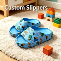Sandalias EVA Antideslizantes Personalizadas para Niños, Diseño de Dinosaurio T-Rex, para Piscina, Diversión, Natación y Juegos al Aire Libre