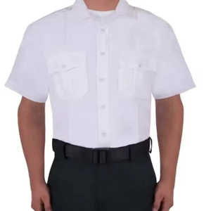 Camisa de Uniforme de Guardia de Seguridad Negra para Hombre, Manga Larga, Poliéster, Ropa de Trabajo Táctica con Bolsillos para Servicio de Guardia, Talla XL - Product Image 4