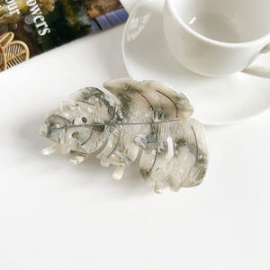 Fermaglio per Capelli Grande in Acetato Ispirato alle Foglie della Foresta, 9,5 CM, Elegante Accessorio per Capelli da <span class=keywords><strong>Donna</strong></span> e Ragazza per Uso Quotidiano - Vendita all'Ingrosso - Product Image 6