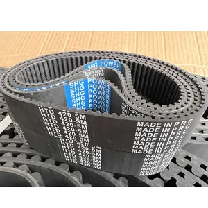 Tùy chỉnh màu đen cao nhiệt độ cao chịu mài mòn cao su vô tận thời gian vành đai - Product Image 2