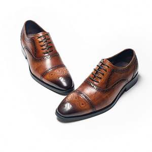 Apini - Zapatos Oxford de Vestir Formales de Negocios para Hombre, Hechos a Mano en Italia, de Cuero Genuino, con Cordones y Estampado de Leopardo - Product Image 4