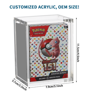 Boîte de présentation magnétique personnalisée pour cartes Pokémon TCG Scarlet & Violet 3.5 Pokémon 151 <span class=keywords><strong>Booster</strong></span> Bundle, le cadeau Pokémon parfait pour tout fan - Product Image 3