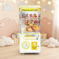 Machine de jeu d'arcade à griffes pour attraper les poupées, très populaire, avec accepteur de pièces et de billets