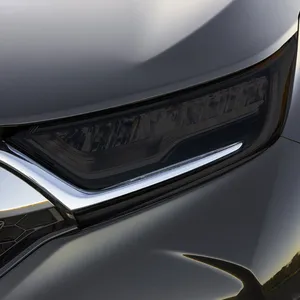 2 Pcs Car Headlight Protective Film Headlamp Transparent Black TPU Sticker For Honda CR-V CRV 2017 2018 2019 2020 Accessories