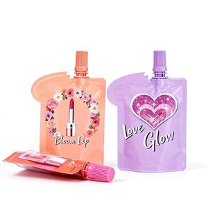 Hot bán biểu tượng tùy chỉnh thiết kế tái sử dụng nhôm lá <span class=keywords><strong>Spout</strong></span> <span class=keywords><strong>Pouch</strong></span> đặc biệt có hình dạng bao bì Lip Gloss Túi - Product Image 6