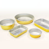 Moules à gâteau miniatures en aluminium biodégradable et recyclable avec couvercle, moules à pâtisserie et doublures pour desserts