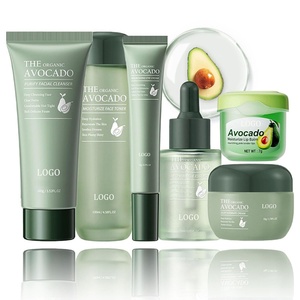 Set de Cuidado Facial de Aguacate de Marca Privada de Alta Calidad Personalizado de Fábrica OEM - Product Image 1