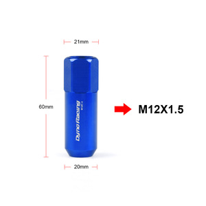 Bu lông bánh xe 60MM M12 X <span class=keywords><strong>1.5</strong></span> mới 20 cái, bu lông bánh xe đua, ốc vít bằng nhôm - Product Image 5