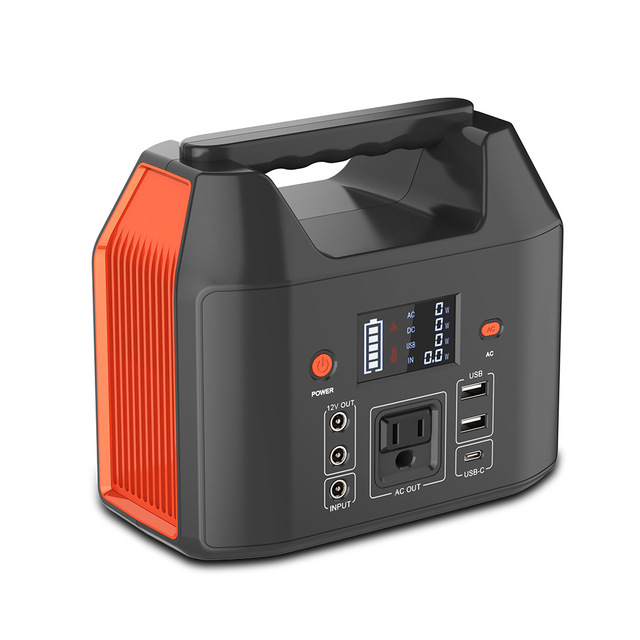 Solar Battery Pack Outdoor Rechargeable 110V 220V 150W Lithium Battery Laptop Camera Mobile Power Bank Camping Portable Station
