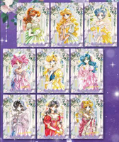 Tarjetas Coleccionables de Anime Japonés Sailor Moon, Lindas Tarjetas de Juego de Tsukino Usagi y Luna Takeuchi, Caja Misteriosa de Regalos para Niños y Niñas