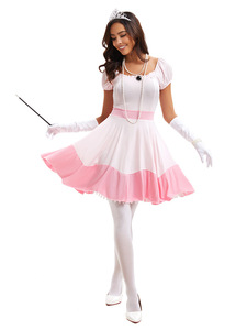 Disfraces de Halloween: vestido de <span class=keywords><strong>Princesa</strong></span> <span class=keywords><strong>Peach</strong></span>, cosplay, uniforme de juego, atuendo de pareja - Product Image 3