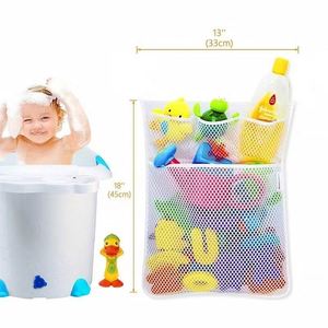 Sac de rangement suspendu en maille imperméable pour jouets de bain de bébé, idéal pour la maison - Product Image 2