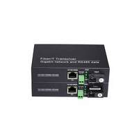 Convertidor de Datos Atongda ATD710-RS1D2GE RS485 RS422, Gigabit 100Mbps, Puertos de Red Ethernet IP/TCP, Conector SC, Fibra Óptica Única