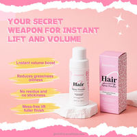 Poudre Volumisante en Gros pour Cheveux, Spray Pompe, Effet Instantané sur les Racines, Poudre Coiffante pour Cheveux Fins, Cire Coiffante Mate, Logo Personnalisé
