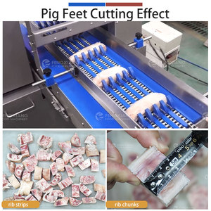 Fengxiang Trotter and Ribs Cutting Machine Ribs Chunks <b>Bone</b> <b>Saw</b> Cutter Machine with 4-Blade Adjustable Thickness 3-20mm - Product Image 2