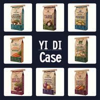 Sac en papier kraft multicouche écologique et recyclable, conception de logo personnalisé, 5-20 kg, pour stockage d'oignons et emballage chimique, vente en gros