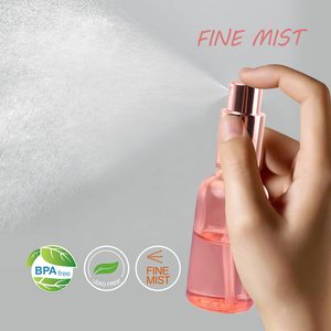 Botellas de Spray de Vidrio para Perfume, Atomizador de Niebla Fina, Cabezal Dosificador Color Oro Rosa, Envases para Líquidos, Envases Rosados para el Cuidado de la Piel - Product Image 3