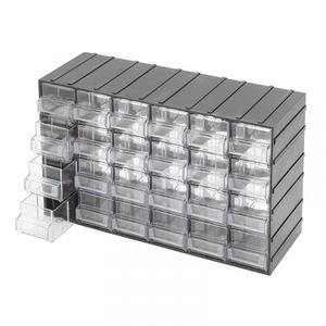 FERVI - C085/24 Cajonera con 24 cajones extraíbles transparentes-EAN 8010693000302 PIEZAS PEQUEÑAS ALMACENES CAJONES MODULAR - Product Image 1