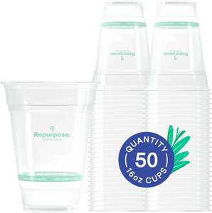 Vasos de Plástico para Bebidas Frías HL Smoothie Cup, 12oz y 16oz, PLA Ecológico, Moderno, Personalizable, para Fiestas - Product Image 6