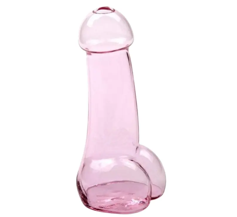 Custom Made Hand-blown Clear Creative Ass Shaped Cup Cocktails Wine Glass Beer Juice Martini Glasses