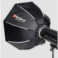 Triopo K2-65 Flash octogonal boîte à lumière douce lampe solaire ombre chambre lumière studio boîte à lumière douce