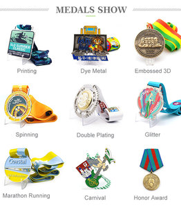 Medaglia Sportiva Personalizzata in Lega di Zinco Pressofusa, Placcata Oro, Argento o Bronzo, Medaglia 3D per Wrestling con Nastro - Product Image 2