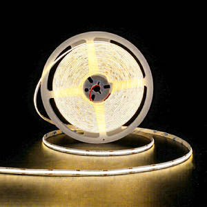 312 Led Cob <b>Strip</b> <b>Light</b> <b>Smart</b> 5m Flexible 24V 12W/M Warm White 3000K 3500K 4000K 6000K CCT IP20 Dimmable Copper Lamp <b>Lights</b> - Product Image 1